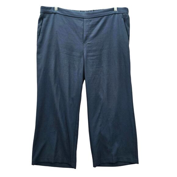 Old Navy Blue Wide Leg Bootcut Pants Bottoms Classic Executive Trousers Plus 20 - Picture 1 of 6